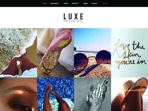 Retail Beauty Shop Website
